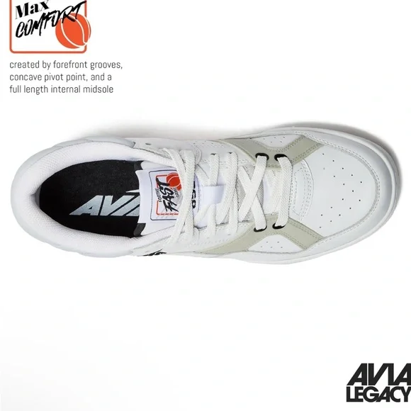 Avia Classic White Sneakers - Picture 4 of 7
